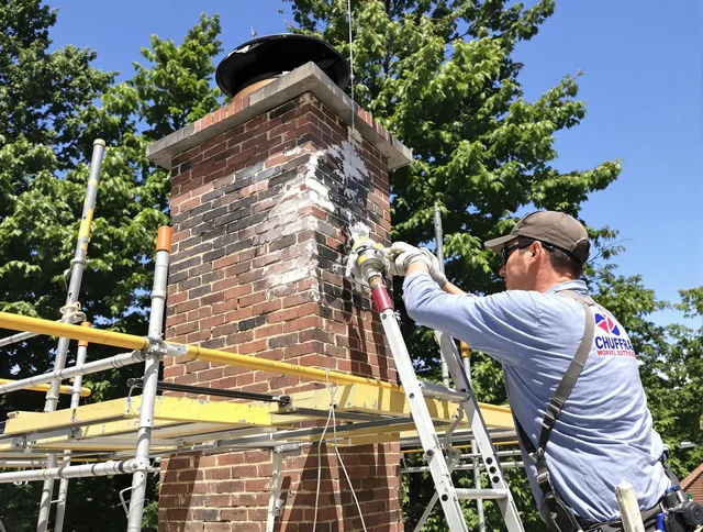 Structural chimney repair by Gastonia Chimney Sweep in Gastonia, NC