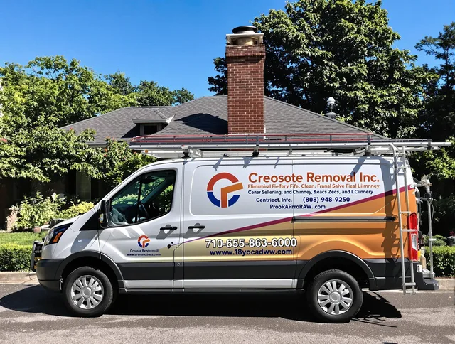Gastonia Chimney Sweep technician removing creosote safely in Gastonia, NC